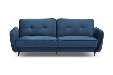 Katsuya Sovesofa 3-seters - Mørkeblå - Møbler - Sofaer - Sovesofaer - 3 seters sovesofa