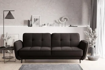 Katsuya Sovesofa 3-seters - Mørkebrun - Møbler - Sofaer - Sovesofaer - 3 seters sovesofa