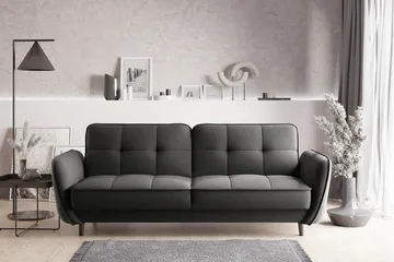 Katsuya Sovesofa 3-seters - Mørkegrå - Møbler - Sofaer - Sovesofaer - 3 seters sovesofa