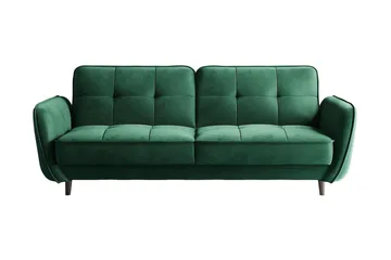 Katsuya Sovesofa 3-seters - Mørkegrønn - Møbler - Sofaer - Sovesofaer - 3 seters sovesofa