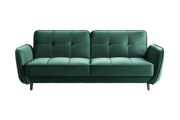 Katsuya Sovesofa 3-seters - Mørkegrønn - Møbler - Sofaer - Sovesofaer - 3 seters sovesofa