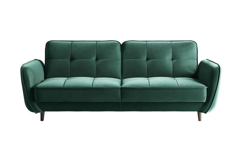 Katsuya Sovesofa 3-seters - Mørkegrønn - Møbler - Sofaer - Sovesofaer - 3 seters sovesofa