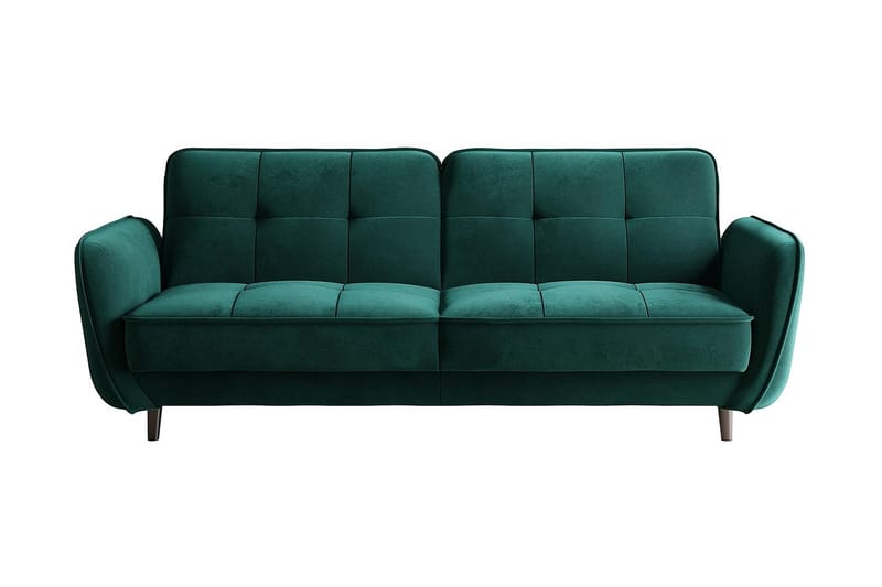 Katsuya Sovesofa 3-seters - Mørkegrønn - Møbler - Sofaer - Sovesofaer - 3 seters sovesofa