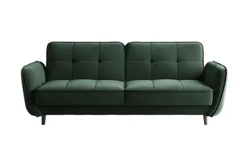 Katsuya Sovesofa 3-seters - Mørkegrønn - Møbler - Sofaer - Sovesofaer - 3 seters sovesofa