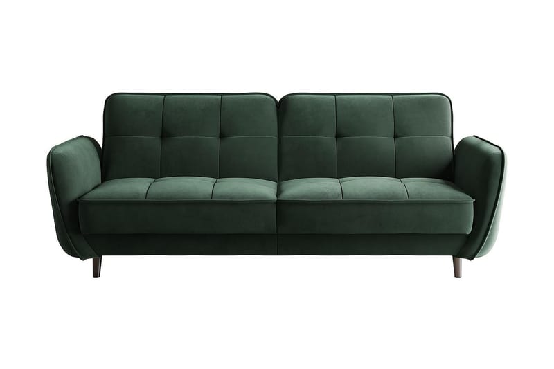 Katsuya Sovesofa 3-seters - Mørkegrønn - Møbler - Sofaer - Sovesofaer - 3 seters sovesofa