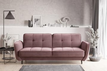 Katsuya Sovesofa 3-seters - Rosa - Møbler - Sofaer - Sovesofaer - 3 seters sovesofa