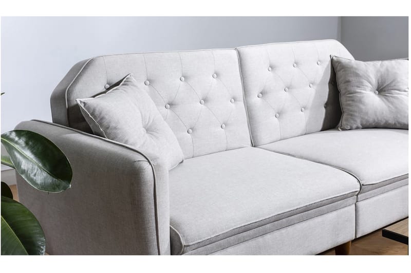 Keena Sovesofa 3-seter - Beige - Møbler - Sofaer - Sovesofaer - 3 seters sovesofa