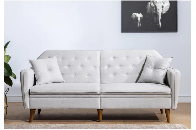 Keena Sovesofa 3-seter - Beige - Møbler - Sofaer - Sovesofaer - 3 seters sovesofa