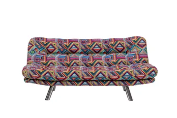 Kingaroy Sovesofa 3-seter 175x110 cm - Flerfarget - Møbler - Sofaer - Sovesofaer - 3 seters sovesofa