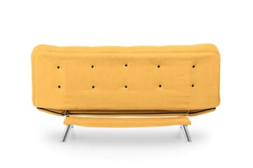 Kingaroy Sovesofa 3-seter 200x104 cm - Sennepsgul - Møbler - Sofaer - Sovesofaer - 3 seters sovesofa