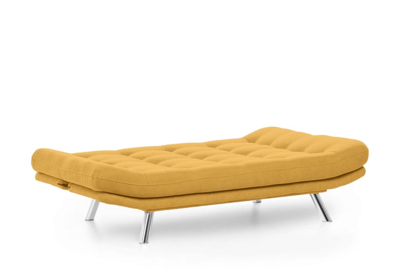 Kingaroy Sovesofa 3-seter 200x104 cm - Sennepsgul - Møbler - Sofaer - Sovesofaer - 3 seters sovesofa