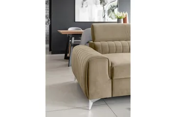 Laurece Sovesofa 3-seter - Beige - Møbler - Sofaer - Sovesofaer - 3 seters sovesofa