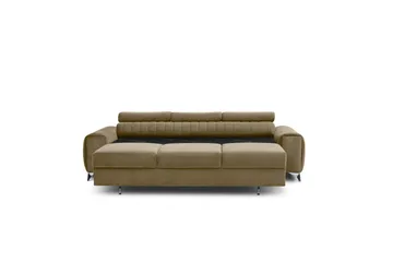 Laurece Sovesofa 3-seter - Beige - Møbler - Sofaer - Sovesofaer - 3 seters sovesofa