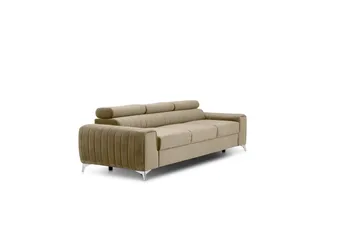 Laurece Sovesofa 3-seter - Beige - Møbler - Sofaer - Sovesofaer - 3 seters sovesofa