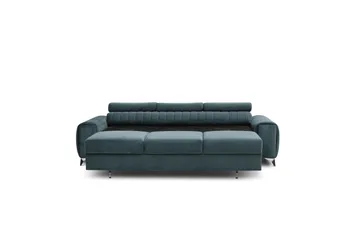 Laurece Sovesofa 3-seter - Blå - Møbler - Sofaer - Sovesofaer - 3 seters sovesofa
