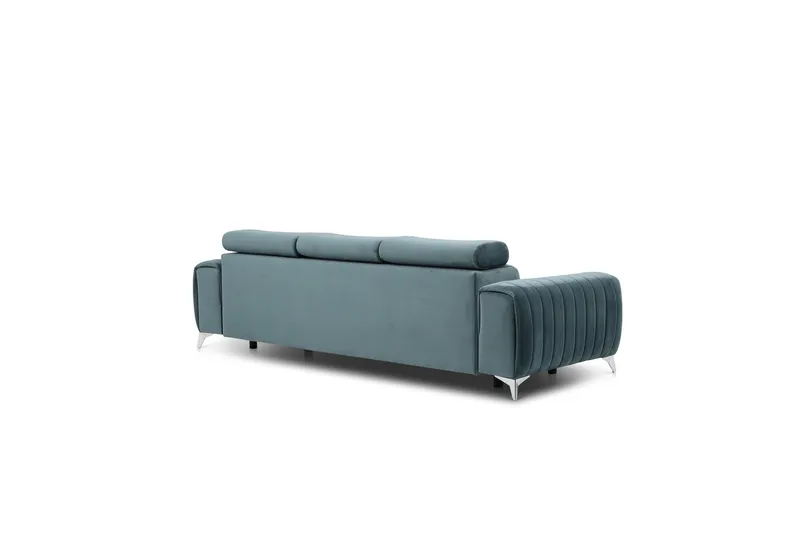 Laurece Sovesofa 3-seter - Blå - Møbler - Sofaer - Sovesofaer - 3 seters sovesofa