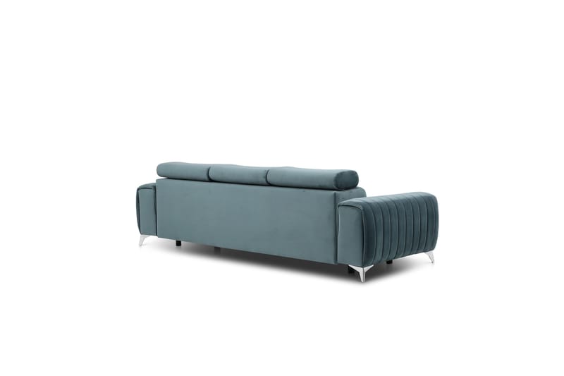 Laurece Sovesofa 3-seter - Blå - Møbler - Sofaer - Sovesofaer - 3 seters sovesofa