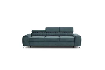 Laurece Sovesofa 3-seter - Blå - Møbler - Sofaer - Sovesofaer - 3 seters sovesofa