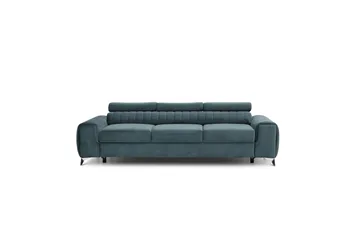 Laurece Sovesofa 3-seter - Blå - Møbler - Sofaer - Sovesofaer - 3 seters sovesofa