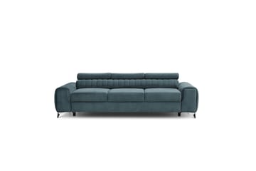 Laurece Sovesofa 3-seter - Blå - Møbler - Sofaer - Sovesofaer - 3 seters sovesofa