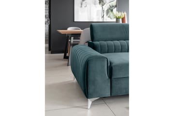 Laurece Sovesofa 3-seter - Blå - Møbler - Sofaer - Sovesofaer - 3 seters sovesofa