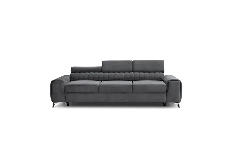 Laurece Sovesofa 3-seter - Grå - Møbler - Sofaer - Sovesofaer - 3 seters sovesofa