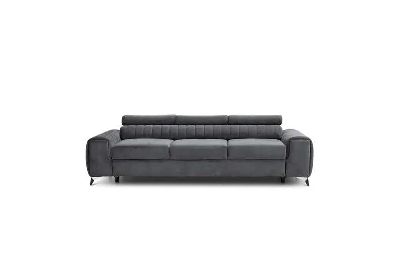 Laurece Sovesofa 3-seter - Grå - Møbler - Sofaer - Sovesofaer - 3 seters sovesofa