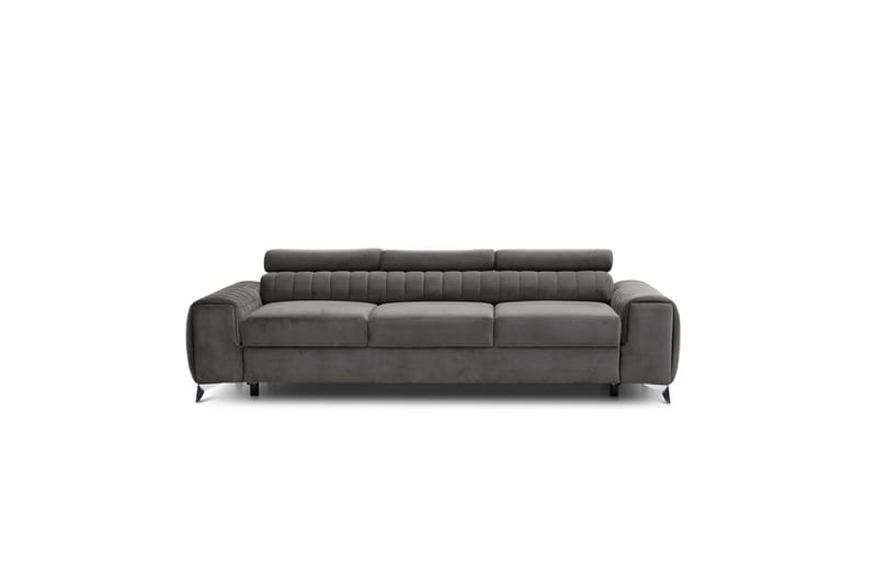 Laurece Sovesofa 3-seter - Grå - Møbler - Sofaer - Sovesofaer - 3 seters sovesofa