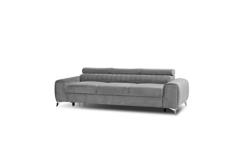 Laurece Sovesofa 3-seter - Grå - Møbler - Sofaer - Sovesofaer - 3 seters sovesofa