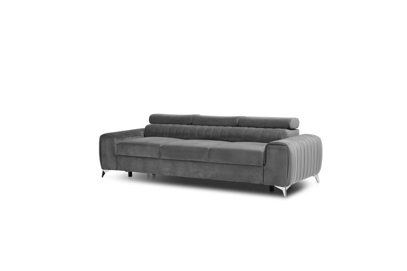 Laurece Sovesofa 3-seter - Grå - Møbler - Sofaer - Sovesofaer - 3 seters sovesofa