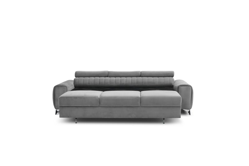 Laurece Sovesofa 3-seter - Grå - Møbler - Sofaer - Sovesofaer - 3 seters sovesofa