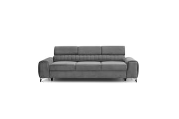 Laurece Sovesofa 3-seter - Grå - Møbler - Sofaer - Sovesofaer - 3 seters sovesofa