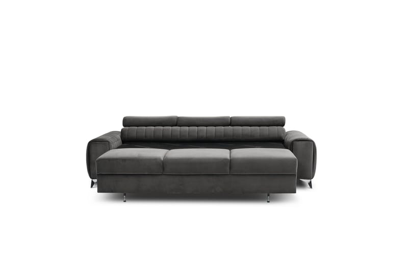 Laurece Sovesofa 3-seter - Grå - Møbler - Sofaer - Sovesofaer - 3 seters sovesofa