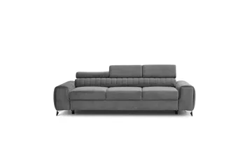 Laurece Sovesofa 3-seter - Grå - Møbler - Sofaer - Sovesofaer - 3 seters sovesofa