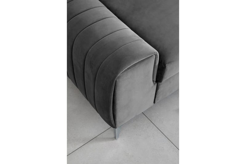 Laurece Sovesofa 3-seter - Grå - Møbler - Sofaer - Sovesofaer - 3 seters sovesofa
