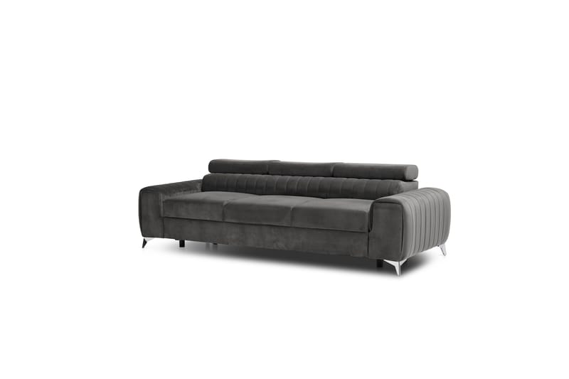 Laurece Sovesofa 3-seter - Grå - Møbler - Sofaer - Sovesofaer - 3 seters sovesofa