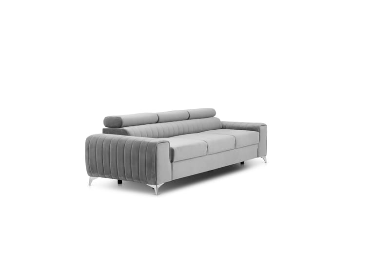 Laurece Sovesofa 3-seter - Grå - Møbler - Sofaer - Sovesofaer - 3 seters sovesofa