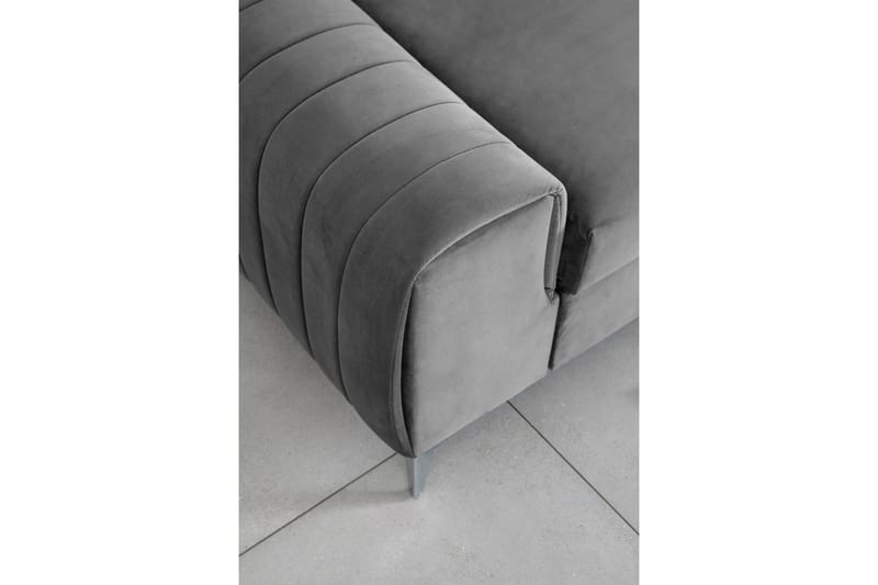 Laurece Sovesofa 3-seter - Grå - Møbler - Sofaer - Sovesofaer - 3 seters sovesofa
