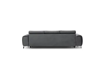 Laurece Sovesofa 3-seter - Grå - Møbler - Sofaer - Sovesofaer - 3 seters sovesofa