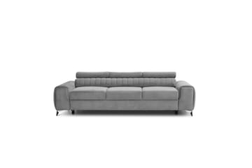 Laurece Sovesofa 3-seter - Grå - Møbler - Sofaer - Sovesofaer - 3 seters sovesofa