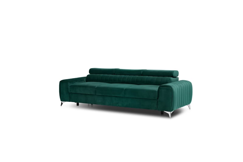 Laurece Sovesofa 3-seter - Grønn - Møbler - Sofaer - Sovesofaer - 3 seters sovesofa