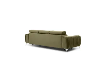 Laurece Sovesofa 3-seter - Grønn - Møbler - Sofaer - Sovesofaer - 3 seters sovesofa