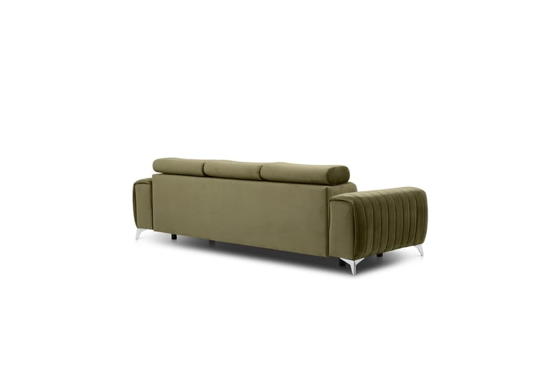 Laurece Sovesofa 3-seter - Grønn - Møbler - Sofaer - Sovesofaer - 3 seters sovesofa