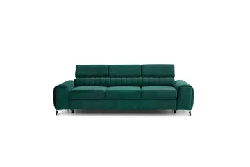 Laurece Sovesofa 3-seter - Grønn - Møbler - Sofaer - Sovesofaer - 3 seters sovesofa