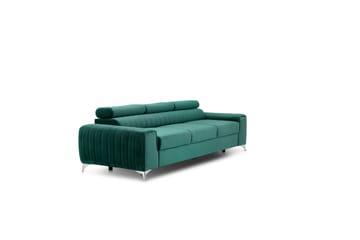 Laurece Sovesofa 3-seter - Grønn - Møbler - Sofaer - Sovesofaer - 3 seters sovesofa
