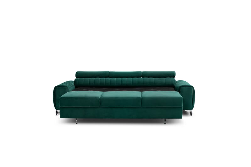 Laurece Sovesofa 3-seter - Grønn - Møbler - Sofaer - Sovesofaer - 3 seters sovesofa