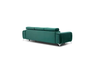 Laurece Sovesofa 3-seter - Grønn - Møbler - Sofaer - Sovesofaer - 3 seters sovesofa