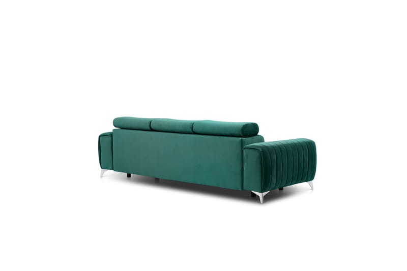 Laurece Sovesofa 3-seter - Grønn - Møbler - Sofaer - Sovesofaer - 3 seters sovesofa