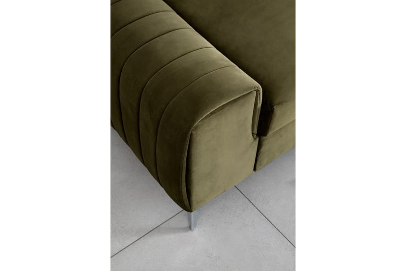 Laurece Sovesofa 3-seter - Grønn - Møbler - Sofaer - Sovesofaer - 3 seters sovesofa
