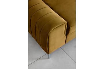 Laurece Sovesofa 3-seter - Gul - Møbler - Sofaer - Sovesofaer - 3 seters sovesofa